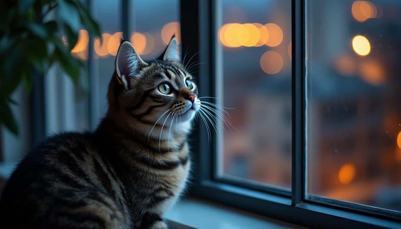 Illustration: Pourquoi le chat miaule-t-il la nuit, surtout après un changement d’environnement ?