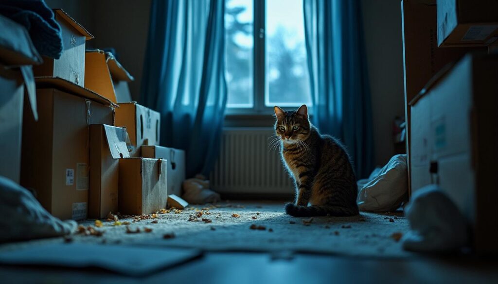 Déménagement du chat : pourquoi mon chat miaule la nuit et comment l’apaiser