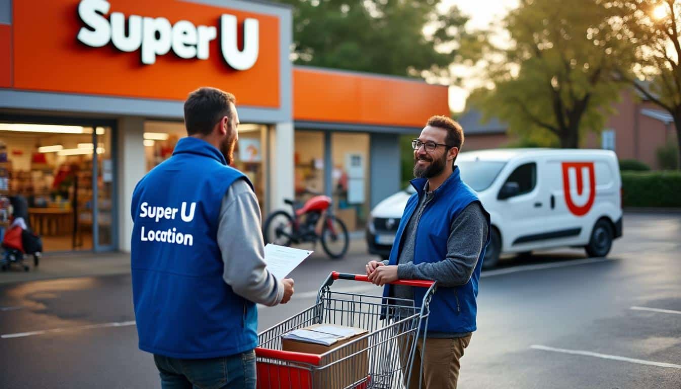 Illustration: Découvrir la location d’utilitaire chez Super U : services et expérience