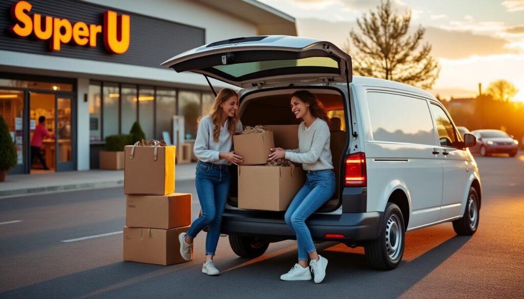 Location utilitaire Super U en aller simple : tarifs et conseils