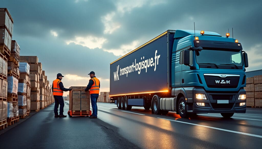 Le site wk-transport-logistique.fr, expert en transport et logistique